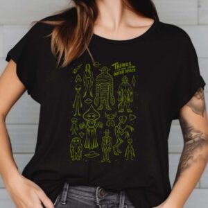 Alien Field Guide Shirt, Things From Outer Space UFO Creatures
