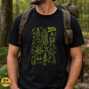 Alien Field Guide Shirt, Things From Outer Space UFO Creatures