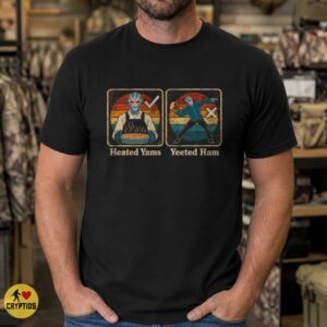 Alien Heated Yams Yeeted Ham Thanksgiving Retro 70s T-Shirt 9 Alien Heated Yams Yeeted Ham Thanksgiving Retro 70s Shirt