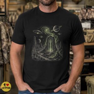 Alien Portal UFO Shirt, Ancient Extraterrestrial Gateway