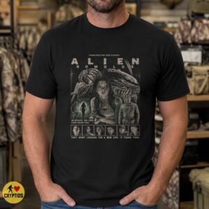 Alien Romulus Xenomorph Vintage Sci-Fi Horror Shirt