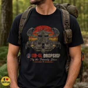 Aliens UD-4L Cheyenne Dropship Shirt, Fly the Friendly Skies