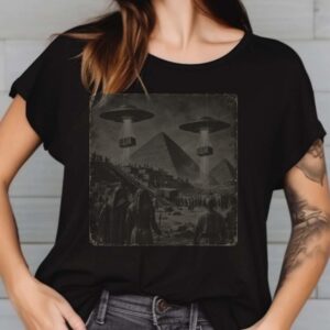 Ancient Aliens Built the Pyramids Egypt UFO Shirt