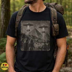 Ancient Aliens Built the Pyramids Egypt UFO Shirt