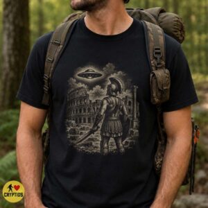 Ancient Rome UFO Shirt, Vintage Roman Alien Encounter