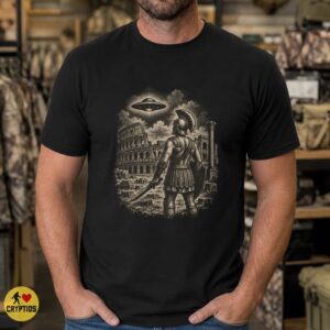 Ancient Rome UFO Shirt, Vintage Roman Alien Encounter