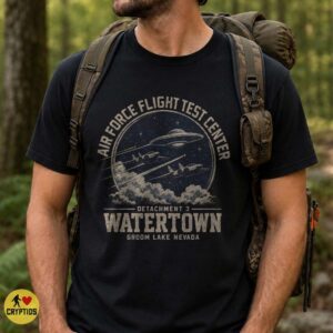 Area 51 Watertown UFO Detachment 3 Air Force Flight Test Center T-Shirt 9 Area 51 Watertown UFO Detachment 3 Air Force Flight Test Center Shirt
