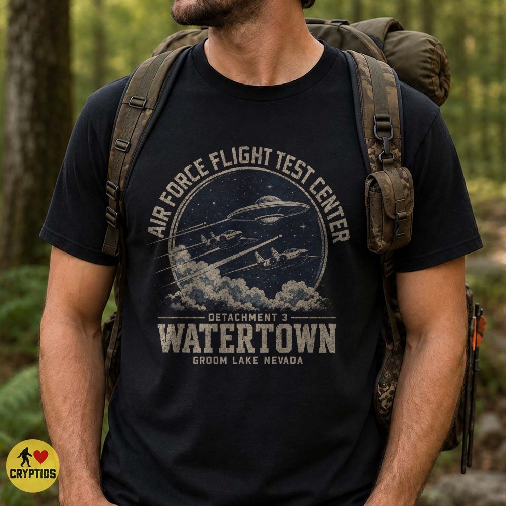 Area 51 Watertown UFO Detachment 3 Air Force Flight Test Center T-Shirt 5 Area 51 Watertown UFO Detachment 3 Air Force Flight Test Center Shirt