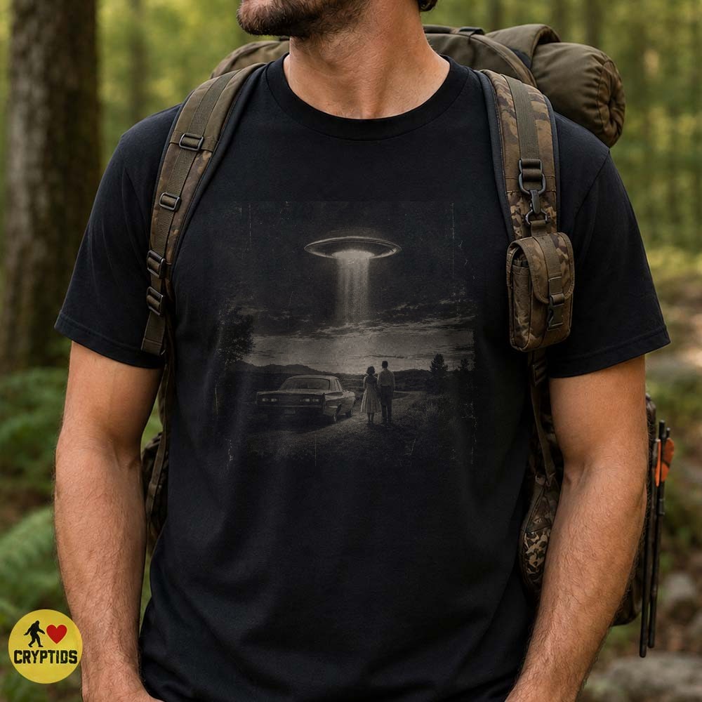 Betty and Barney Hill UFO Encounter T-Shirt, 1961 New Hampshire 3 Betty and Barney Hill UFO Encounter Shirt, 1961 New Hampshire