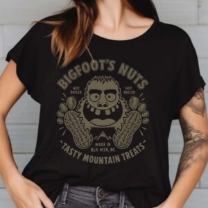 Bigfoot’s Nuts Boiled Peanuts T-Shirt, Black Mountain NC 6 Bigfoot’s Nuts Boiled Peanuts Shirt, Black Mountain NC