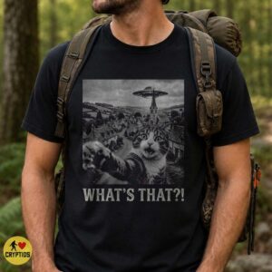 Cat UFO Sighting Photo Shirt, What’s That Alien Encounter