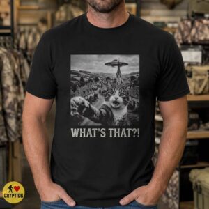 Cat UFO Sighting Photo Shirt, What’s That Alien Encounter