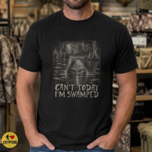 Creature from the Black Lagoon Can’t Today I’m Swamped Shirt