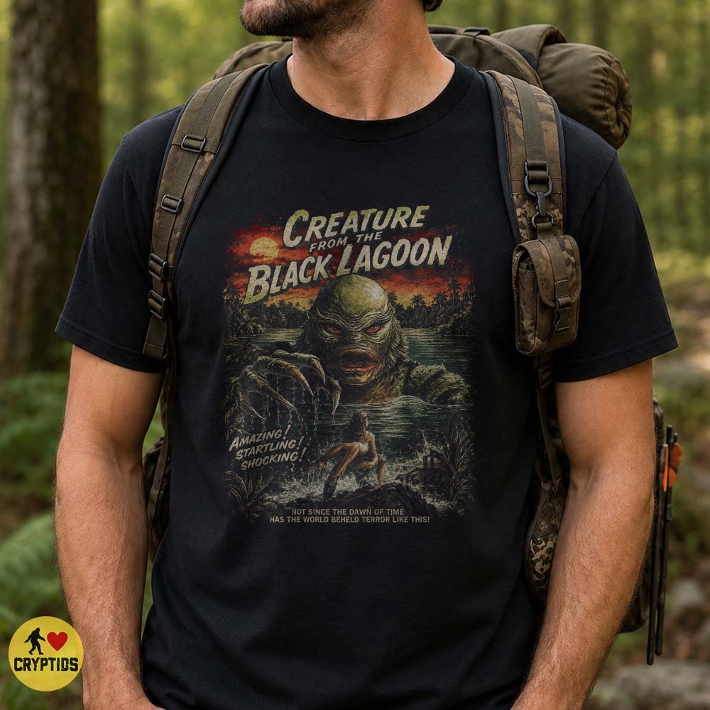 Creature from the Black Lagoon T-Shirt, Vintage Horror Poster 3 Creature from the Black Lagoon Shirt, Vintage Horror Poster