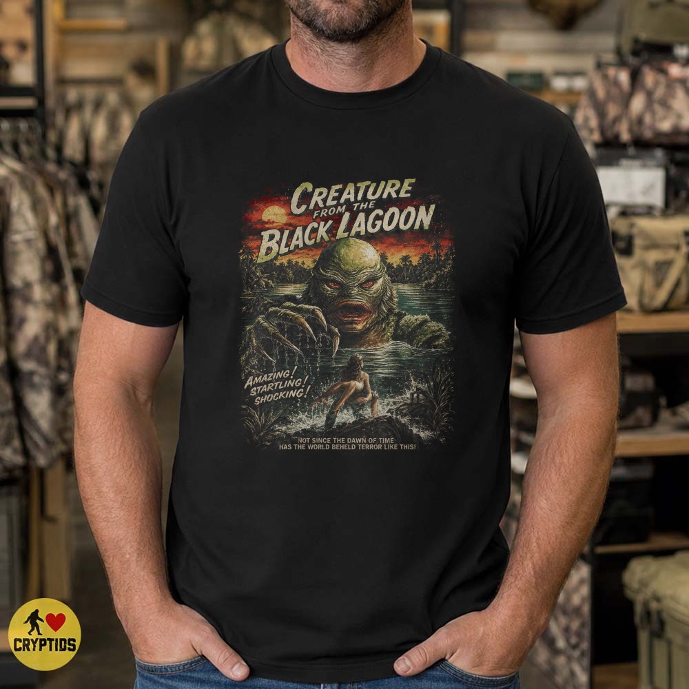 Creature from the Black Lagoon T-Shirt, Vintage Horror Poster 5 Creature from the Black Lagoon Shirt, Vintage Horror Poster