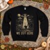 Cryptid Crew Mothman Bigfoot Nessie We Out Here Vintage Shirt