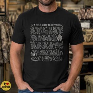 Cryptid Field Guide Shirt, Vintage Cryptozoology Botanical Aesthetic