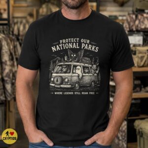 Cryptid National Parks Road Trip T-Shirt, Where Legends Still Roam Free 8 Cryptid National Parks Road Trip Shirt, Where Legends Still Roam Free