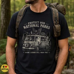 Cryptid National Parks Road Trip T-Shirt, Where Legends Still Roam Free 9 Cryptid National Parks Road Trip Shirt, Where Legends Still Roam Free