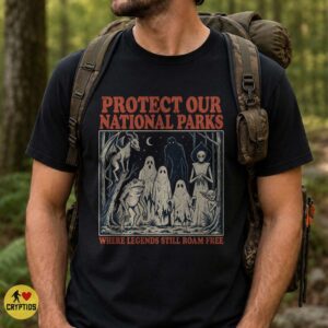 Cryptid National Parks T-Shirt, Where Legends Still Roam Free 9 Cryptid National Parks Shirt, Where Legends Still Roam Free