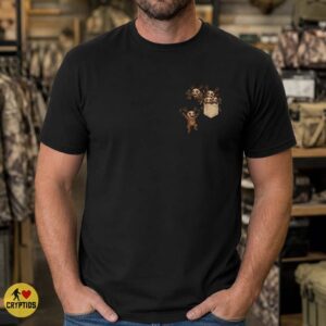 Cute Wendigo Family in Pocket Print Funny T-Shirt 6 Cute Wendigo Family in Pocket Print Funny Shirt