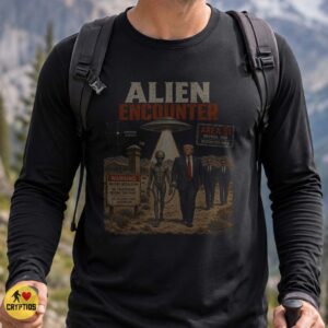 Donald Trump Area 51 Alien Encounter T-Shirt, UFO Sci-Fi 6 Donald Trump Area 51 Alien Encounter Shirt, UFO Sci-Fi