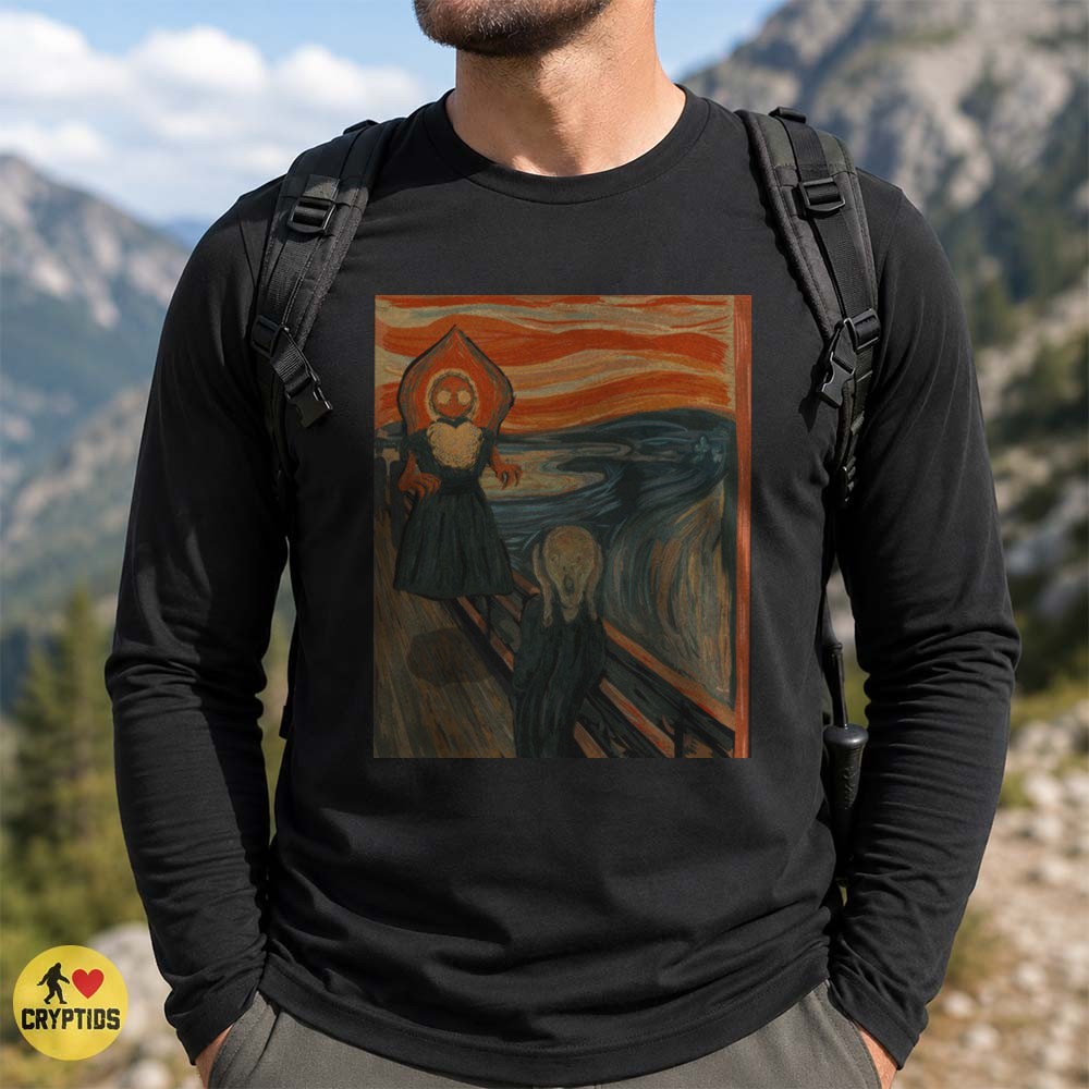 Flatwoods Monster The Scream T-Shirt Edvard Munch Inspired 3 Flatwoods Monster The Scream Shirt Edvard Munch Inspired