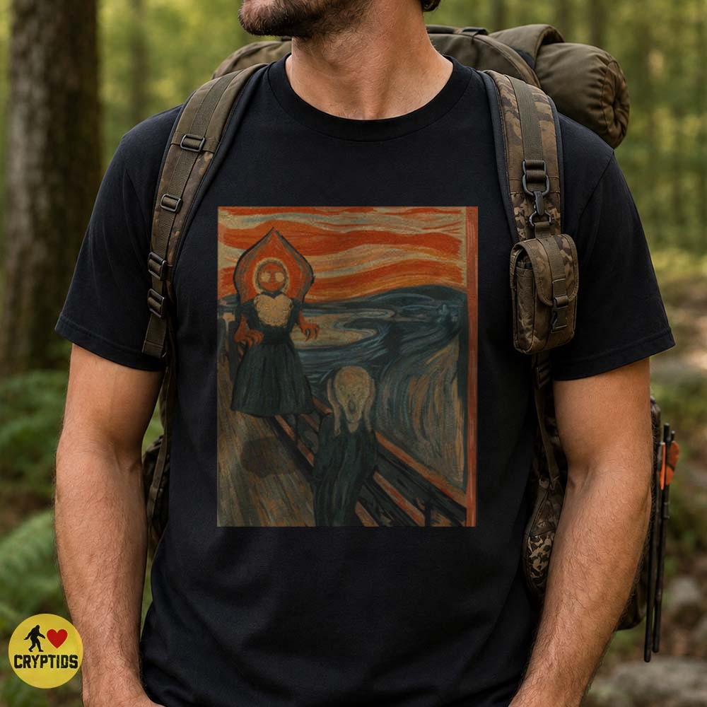 Flatwoods Monster The Scream T-Shirt Edvard Munch Inspired 4 Flatwoods Monster The Scream Shirt Edvard Munch Inspired