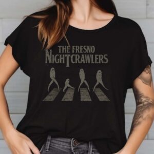 Fresno Nightcrawler Walking Abbey Road Shirt Funny