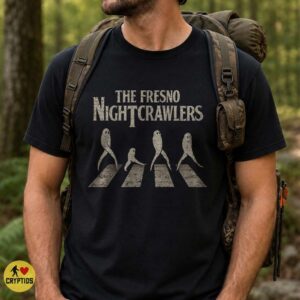 Fresno Nightcrawler Walking Abbey Road Shirt Funny