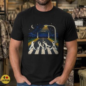 Fresno Nightcrawler Walking Retro Abbey Road Shirt