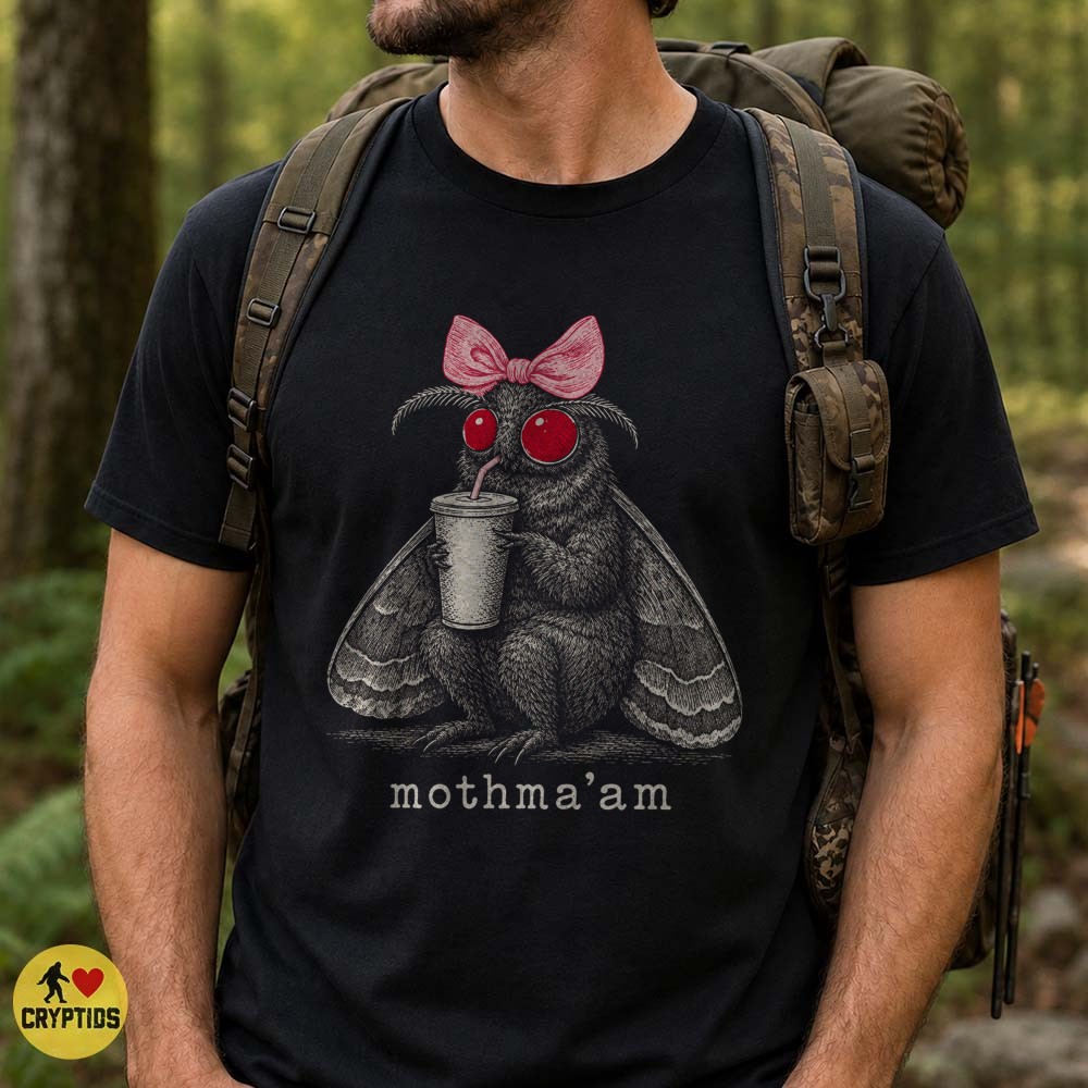 Funny Mothman Mothma’am T-Shirt, Cute Cryptid For Women Girls 4 Funny Mothman Mothma’am Shirt, Cute Cryptid For Women Girls