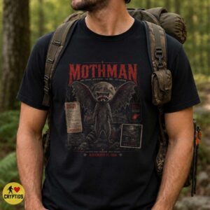 Funny Raccoon Face Mothman Silver Bridge 1966 Shirt