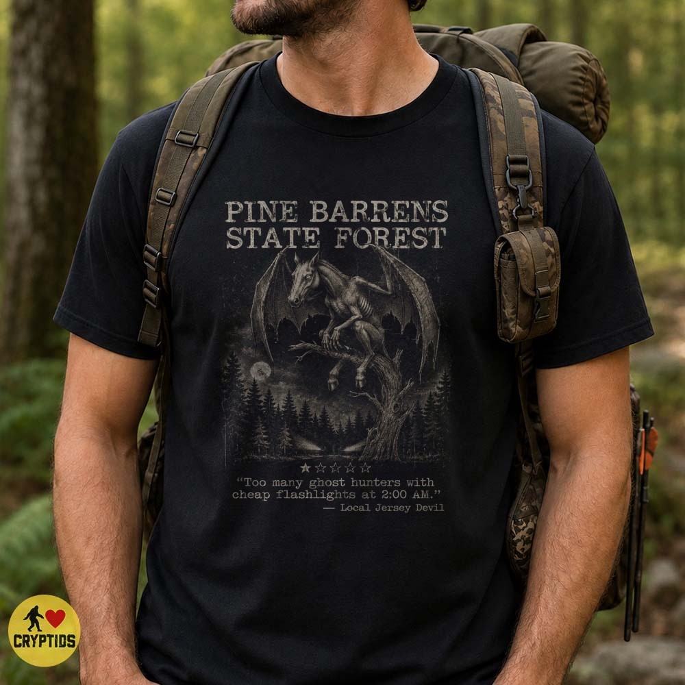Ghost Hunter Review Jersey Devil Pine Barrens T-Shirt 4 Ghost Hunter Review Jersey Devil Pine Barrens Shirt