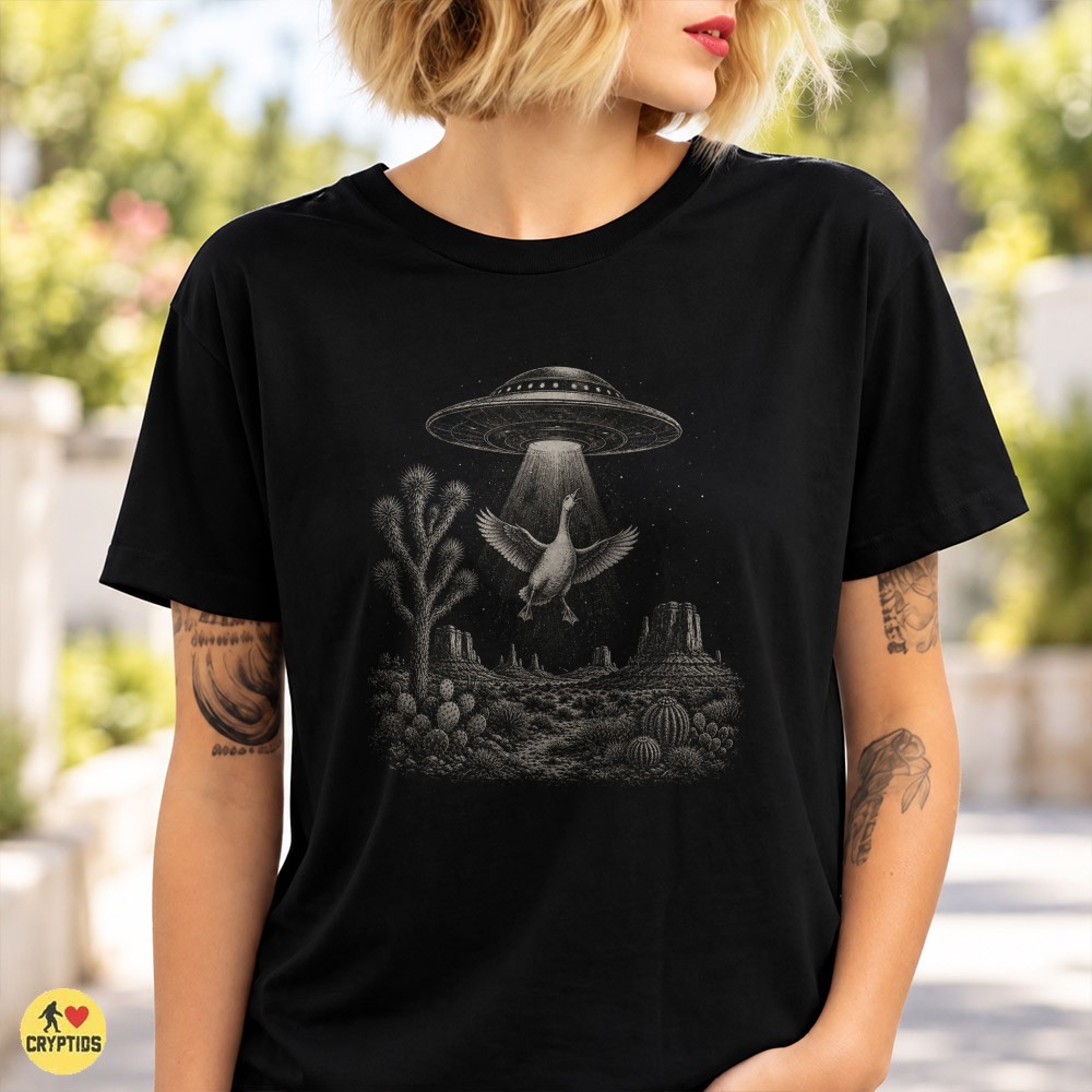 Goose UFO Abduction Vintage Southwestern Alien T-Shirt 2 Goose UFO Abduction Vintage Southwestern Alien Shirt