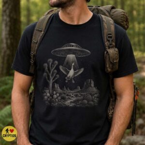 Goose UFO Abduction Vintage Southwestern Alien T-Shirt 6 Goose UFO Abduction Vintage Southwestern Alien Shirt