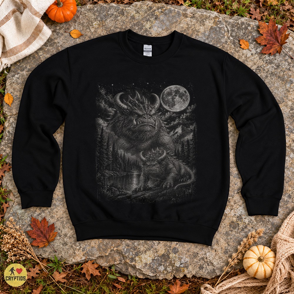 Hodag Rhinelander Wisconsin Full Moon T-Shirt, Vintage Cryptid Northwoods 1 Hodag Rhinelander Wisconsin Full Moon Shirt, Vintage Cryptid Northwoods
