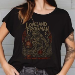 Horror Loveland Frogman Ohio Night Encounter Shirt