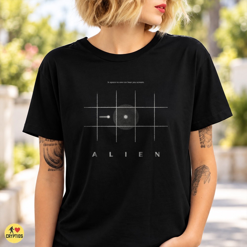 In Space No One Can Hear You Scream Alien 1979 T-Shirt Minimalist 1 In Space No One Can Hear You Scream Alien 1979 Shirt Minimalist