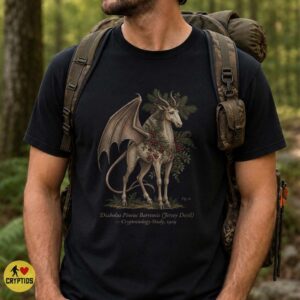 Jersey Devil Cryptozoology Victorian Pine Barrens Study Shirt