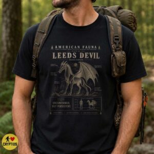 Jersey Devil Leeds Devil History Cryptozoology Field Guide Shirt