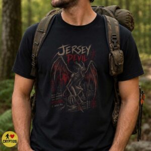 Jersey Devil Pine Barrens Do Not Approach Vintage Horror T-Shirt 8 Jersey Devil Pine Barrens Do Not Approach Vintage Horror Shirt
