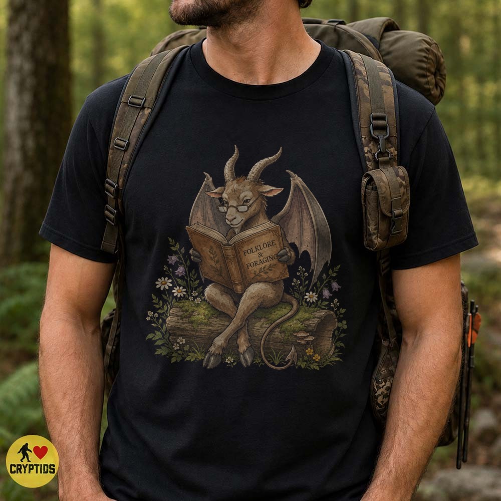 Jersey Devil Reading Cottagecore Book Lover T-Shirt 1 Jersey Devil Reading Cottagecore Book Lover Shirt