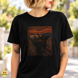 Jersey Devil The Scream Horror Art Shirt