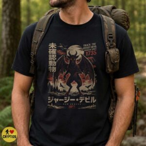 Jersey Devil Unseen Since 1735 Japanese Vintage Shirt