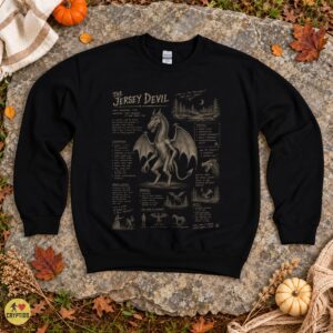 Jersey Devil Vintage Cryptozoology Field Guide Shirt