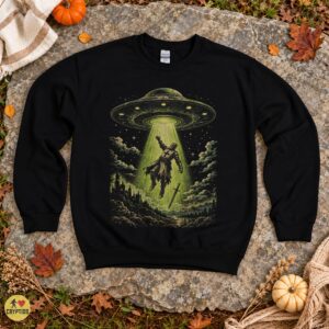 Knights Templar UFO Abduction T-Shirt, Vintage Medieval Sci-Fi 7 Knights Templar UFO Abduction Shirt, Vintage Medieval Sci-Fi