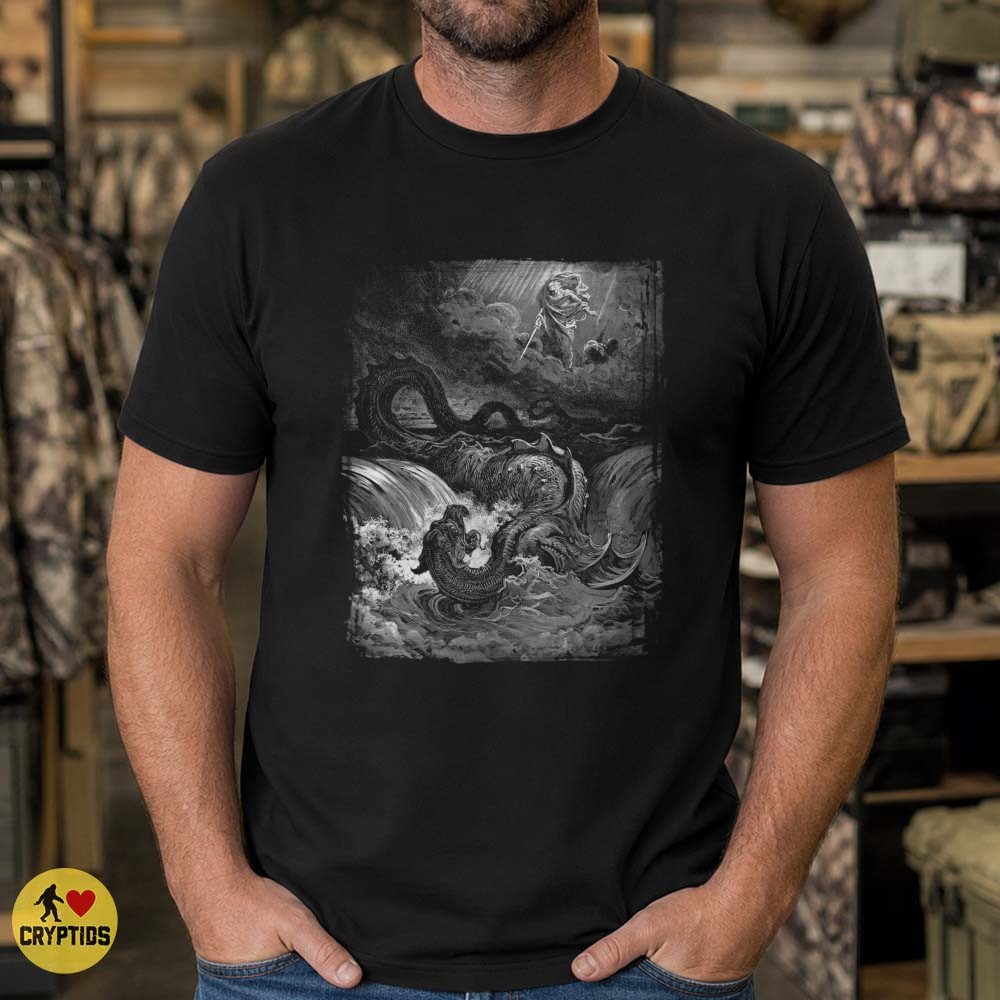 Kraken Giant Squid Victorian Nautical Horror Sea Monster T-Shirt 1 Kraken Giant Squid Victorian Nautical Horror Sea Monster Shirt