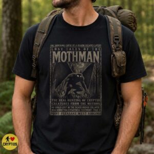 Lost Tales of Mothman Silver Bridge Horror Newspaper T-Shirt 6 Lost Tales of Mothman Silver Bridge Horror Newspaper Shirt