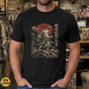 Loveland Frog Samurai Ukiyo-e T-Shirt, Japanese Vintage Cryptid 9 Loveland Frog Samurai Ukiyo-e Shirt, Japanese Vintage Cryptid